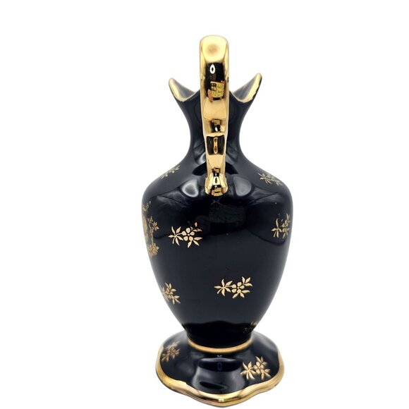 Porcelaine D'Art Limoges France Courting Couple Creamer Pitcher Bud Vase 6" - Picture 4 of 14